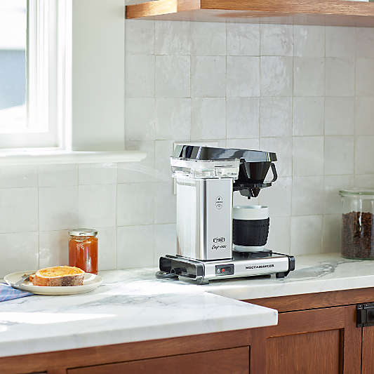 Moccamaster Cup-One Single-Serve Polished Silver Coffee Maker