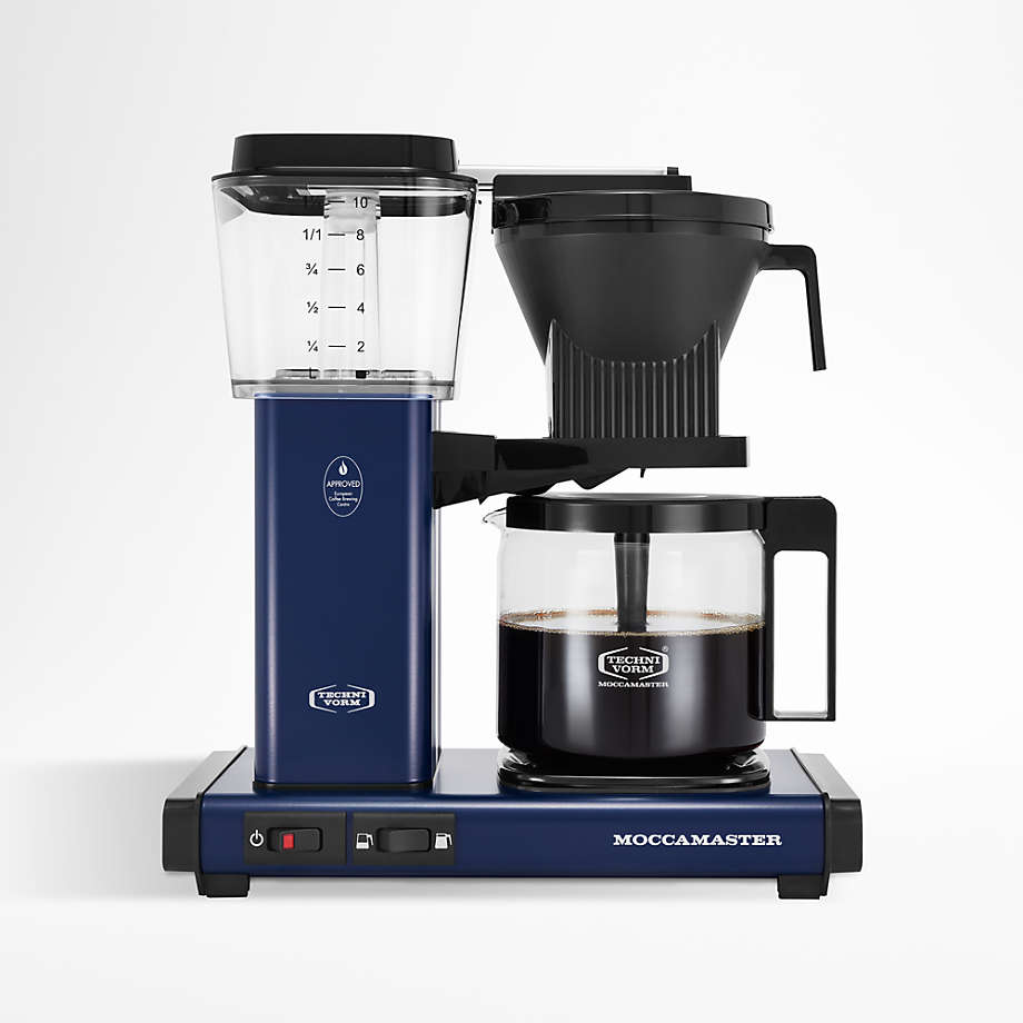 Moccamaster KBGV Glass Brewer 10-Cup Midnight Blue Coffee Maker