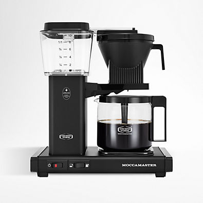 View Moccamaster KBGV Select Glass Brewer 10-Cup Matte Black Coffee Maker details