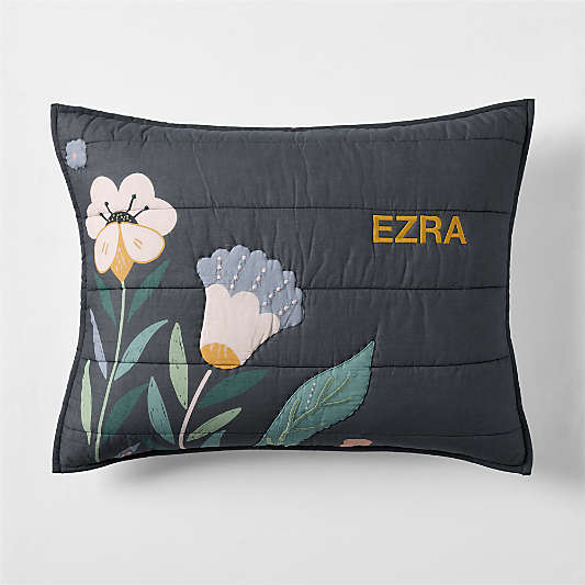 Midnight Marrakech Tiger Organic Cotton Voile Kids Pillow Sham