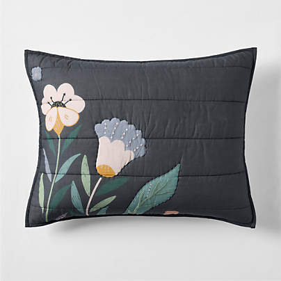 Midnight Marrakech Tiger Organic Cotton Voile Kids Pillow Sham