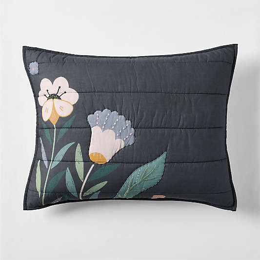 Midnight Marrakech Tiger Organic Cotton Voile Kids Pillow Sham