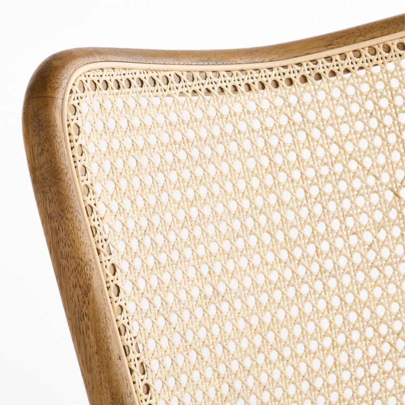 Madison Natural Wood and Natural Cane Dining Chair - image 6 of 7