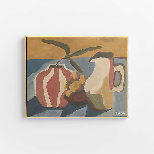 "Mediterranean Spread" by Sadie Byron 40"x32" Framed Wall Art Print