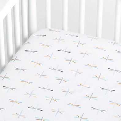 View Meadow Organic Cotton Baby Crib Fitted Sheet details
