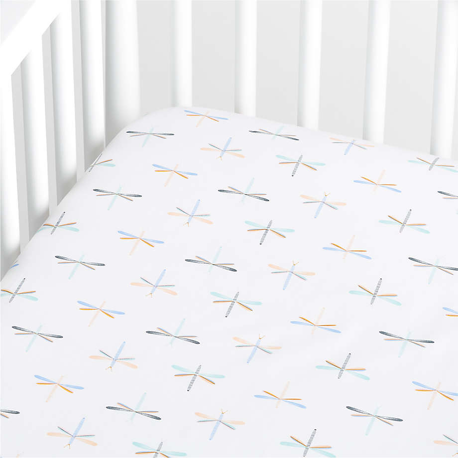 Modern Meadow Organic Baby Crib Fitted Sheet + Reviews | Crate & Kids