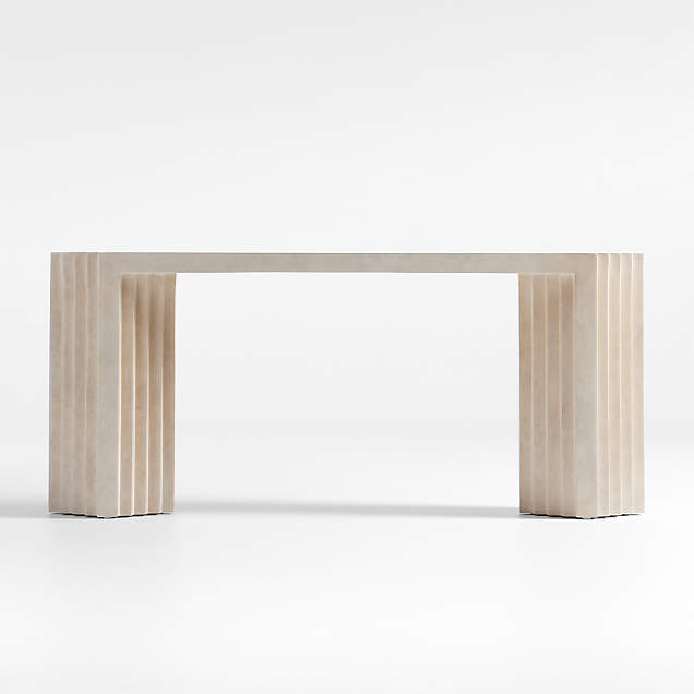 Valo 72" Ebonized Pine Wood Console Table + Reviews | Crate & Barrel Canada
