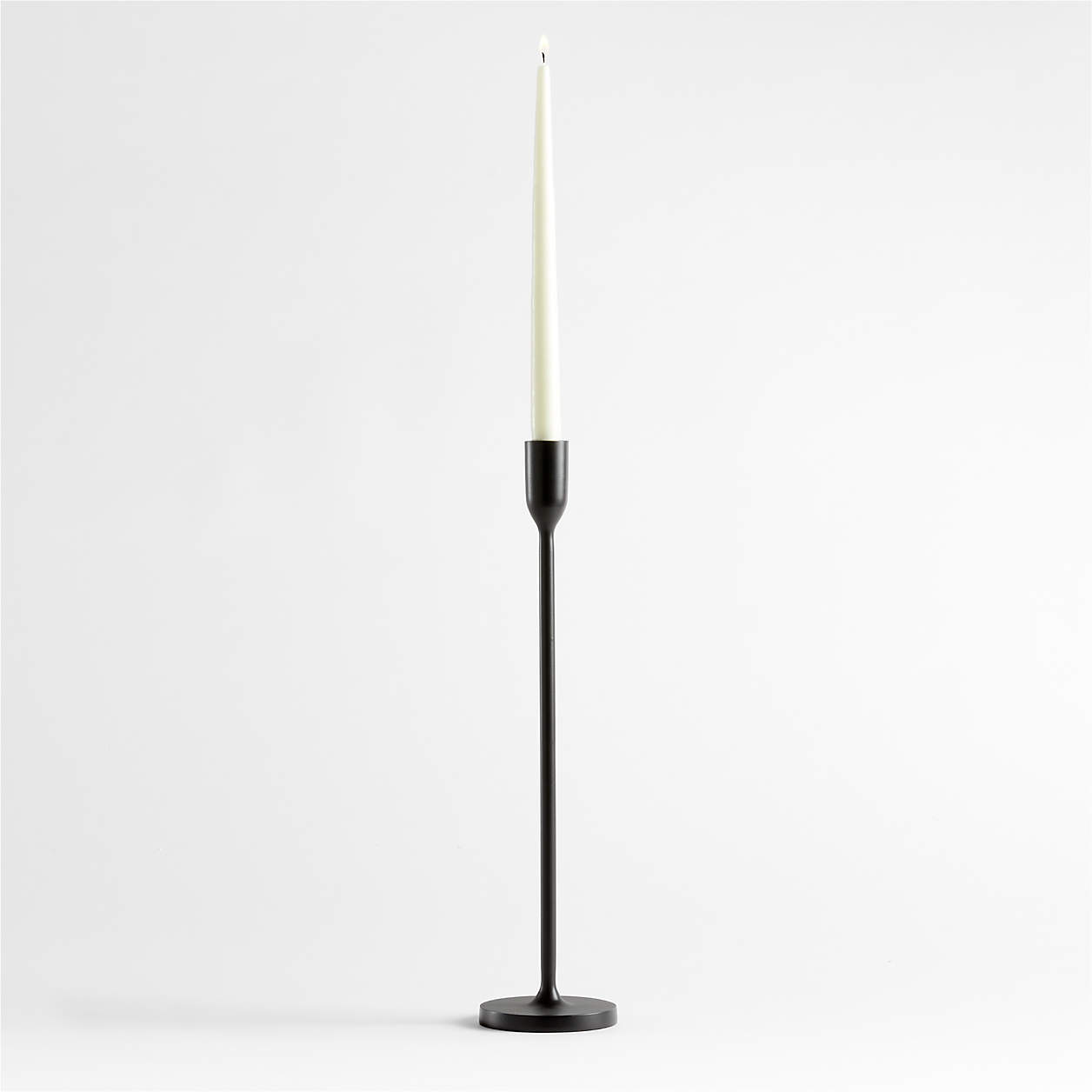 Megs Large Black Taper Candle Holder 18