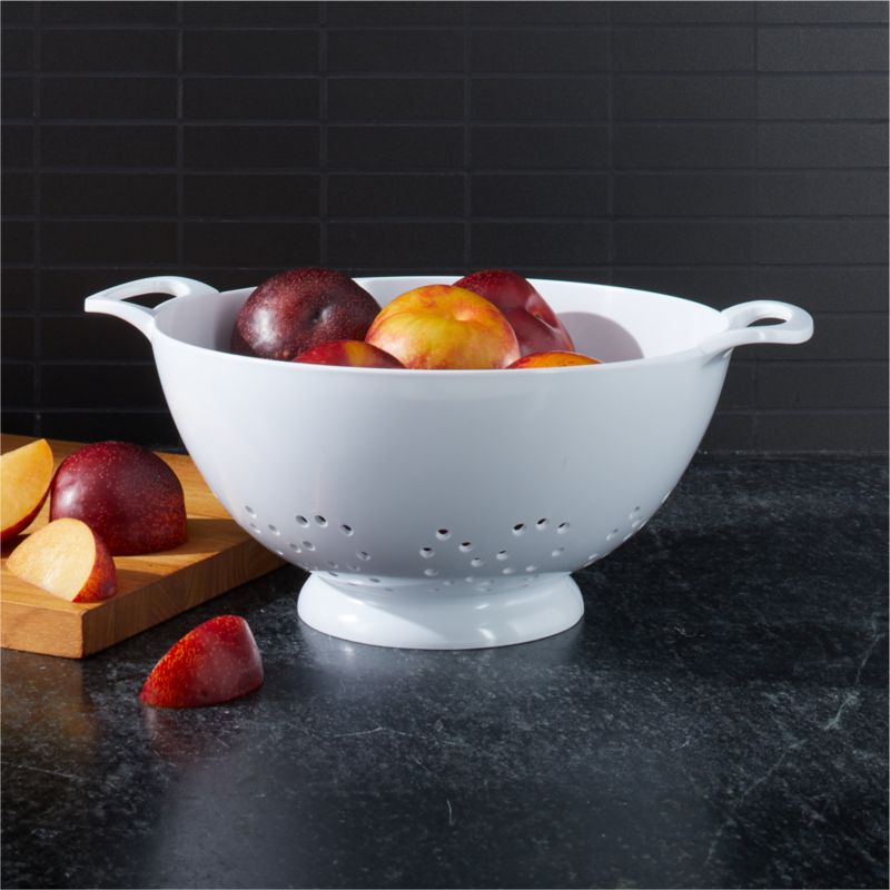 Viewing product image Melamine White Colander - image 1 of 2