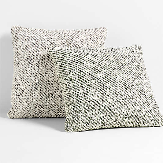 Melange Woven 20"x20" Indoor/Outdoor Throw Pillows