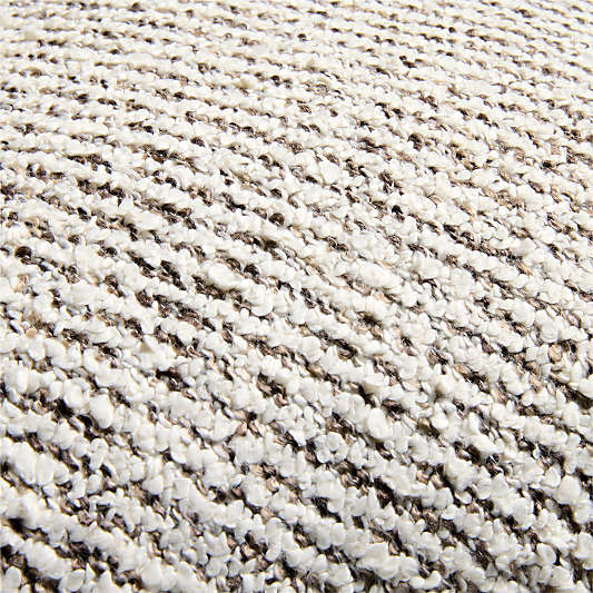 Melange Woven 20x20 Sierra Tan Indoor/Outdoor Throw Pillow