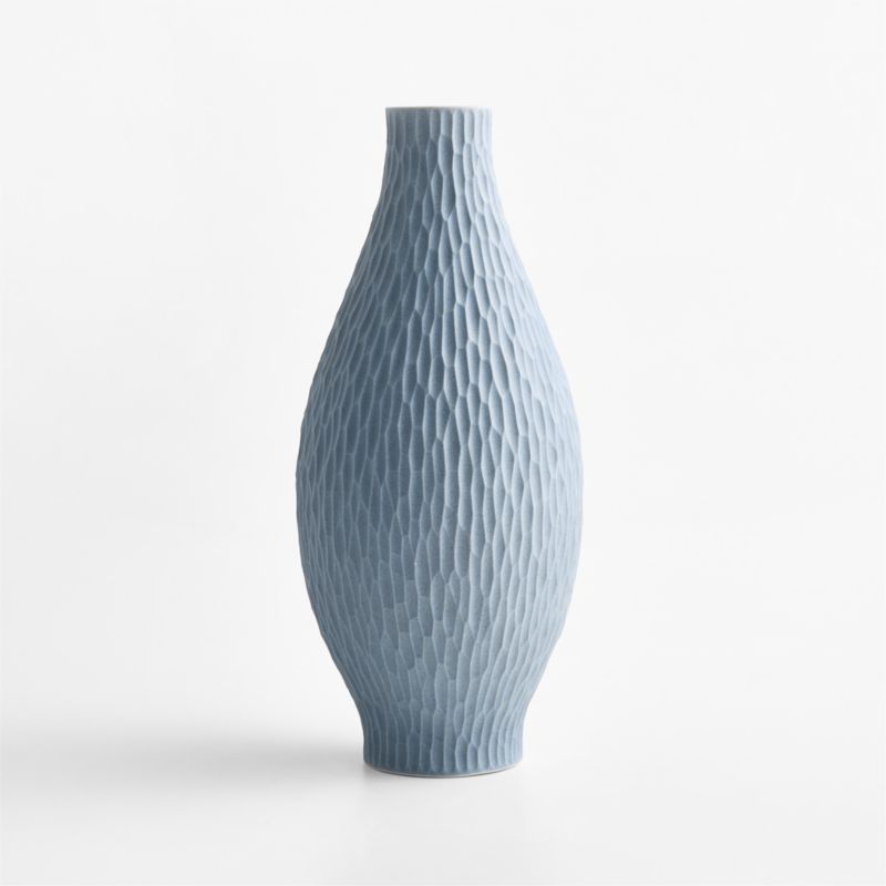 Melbourne Tall Blue Porcelain 13" Vase - image 3 of 4