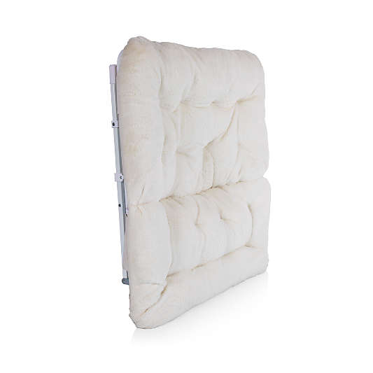 Mellow Dorm White Folding Chair