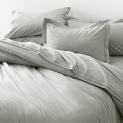 View Mellow Sterling Organic Cotton Full/Queen Duvet Cover details