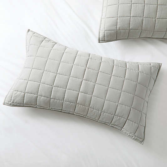 Mellow Sterling King Quilted Sham