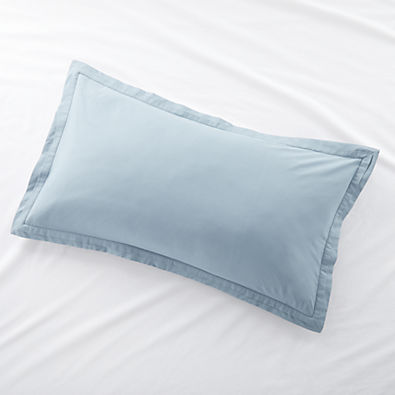 View Mellow Sky Blue Organic Cotton King Sham details