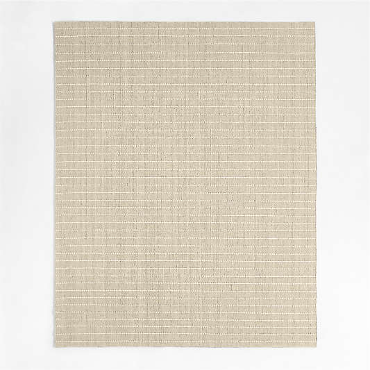 Melun Flatweave Striped Caramel Area Rug 9'x12'