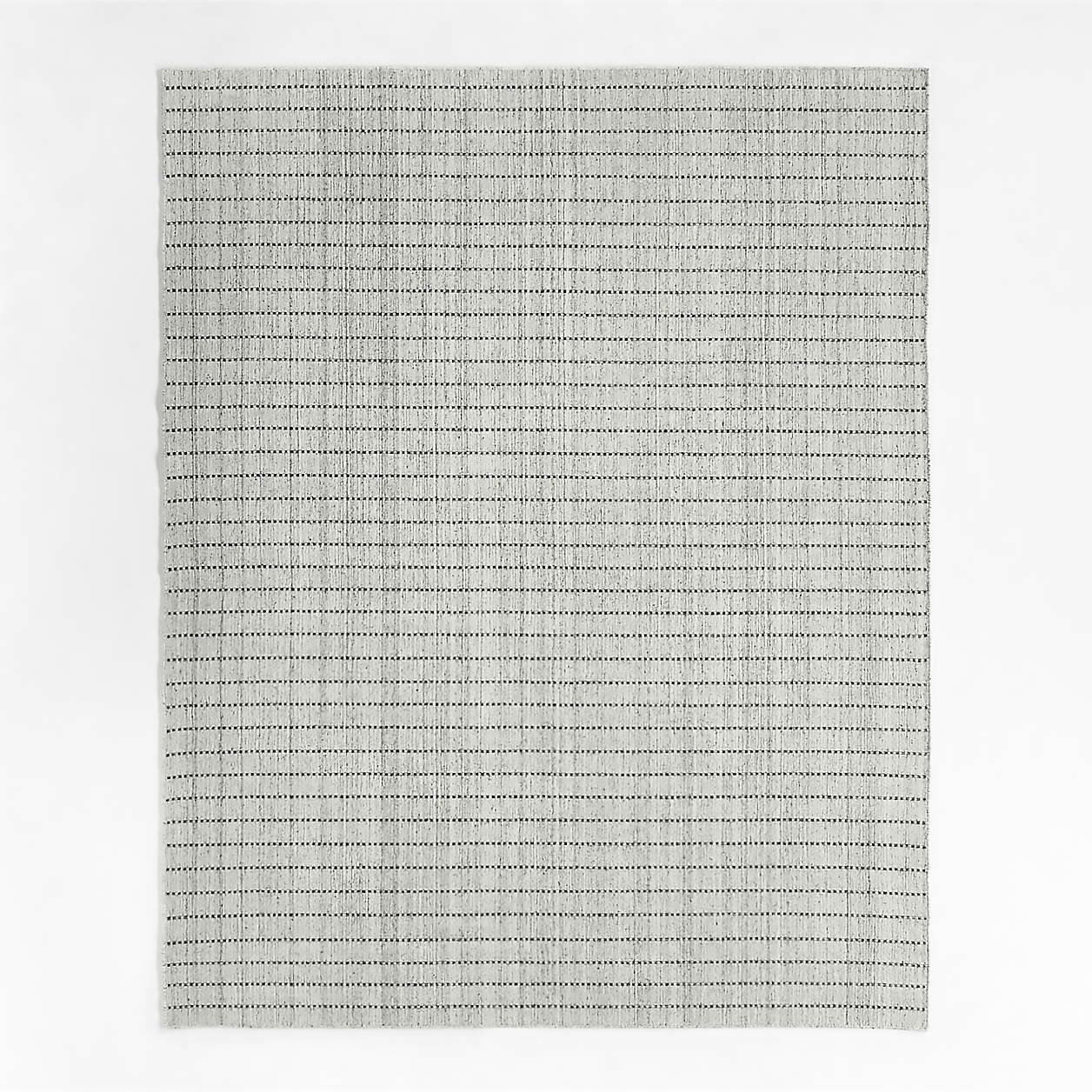 Melun Flatweave Striped Light Grey Area Rug 10'x14' + Reviews | Crate ...