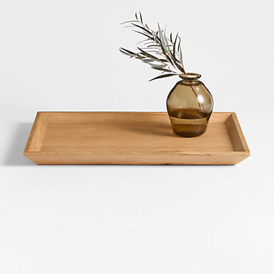 View Memento Medium Natural Oak Wood Tray details