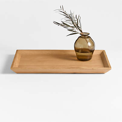 Memento Medium Natural Oak Wood Tray