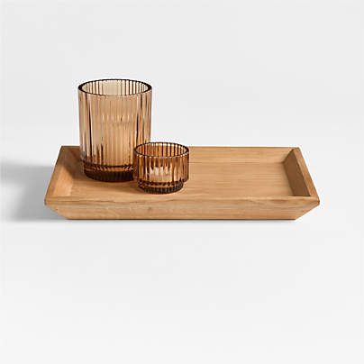 Memento Small Natural Oak Wood Tray