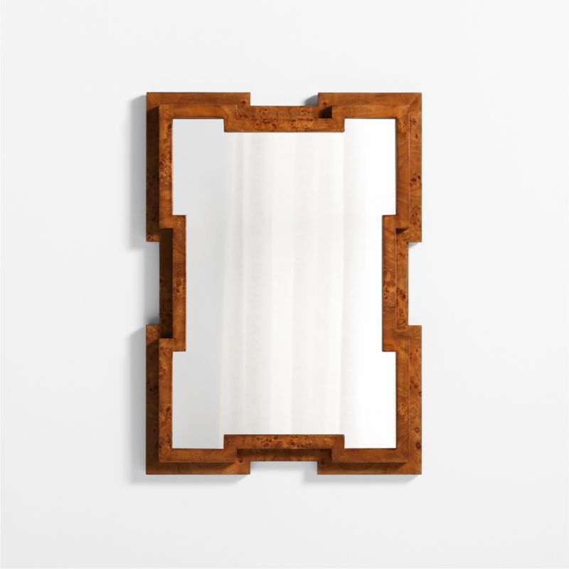 Memini Burl Wood Wall Mirror by Athena Calderone - image 0 of 6