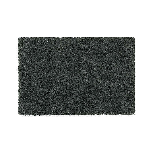 Memphis Steel Grey Shag Rug 4'x6'