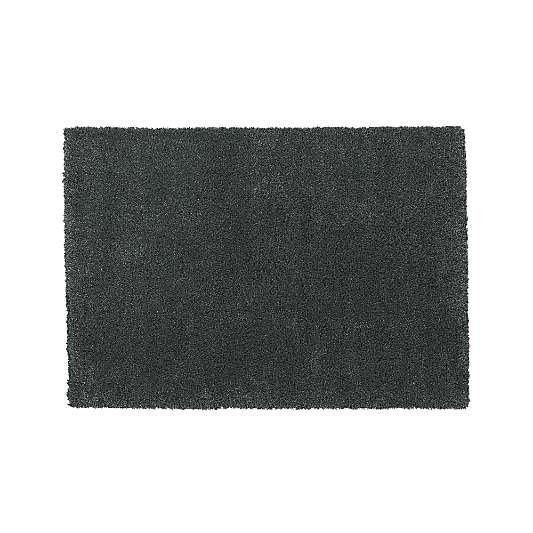 Memphis Steel Grey Shag Rug 6'x9'