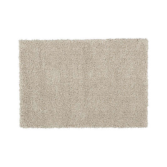 Memphis Stone Grey Shag Rug 4'x6'