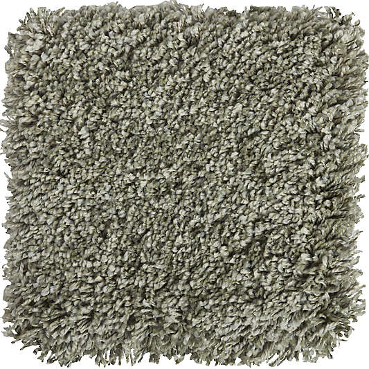 Memphis Sage Green Shag Rug Swatch 12" sq.