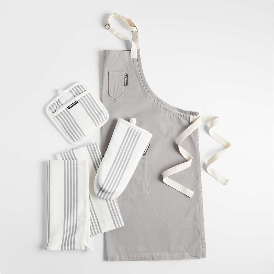 Williams Sonoma Bay Stripe Oven Mitt & Potholder Set