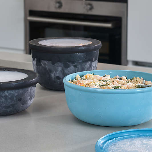 Mepal Deep Round Black Multi-Bowls, Set of 4