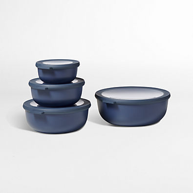 View Mepal Round Shallow Denim Multi-Bowls, Set of 4 details
