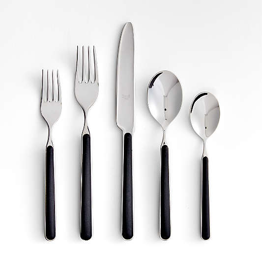 Mepra Fantasia Black 5-Piece Placesetting