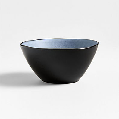 View Mercer Arctic Blue Recycled Stoneware Cereal Bowl details