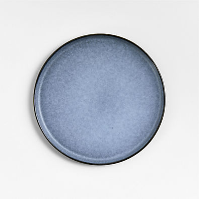 View Mercer Arctic Blue Recycled Stoneware Salad Plate details