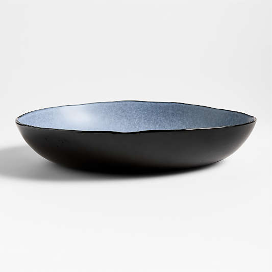 Mercer Arctic Blue Recycled Stoneware Serving Bowl