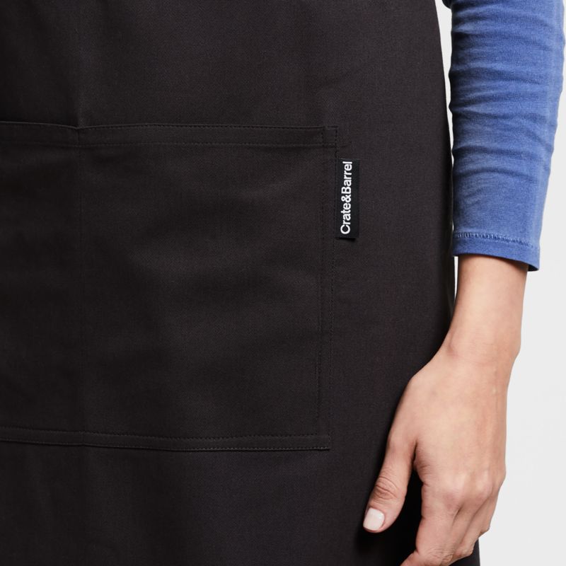 Mercer Black Organic Cotton Apron