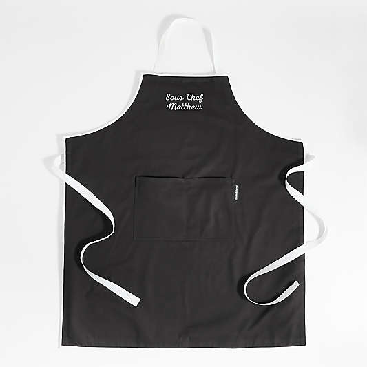 Mercer Black Organic Cotton Apron