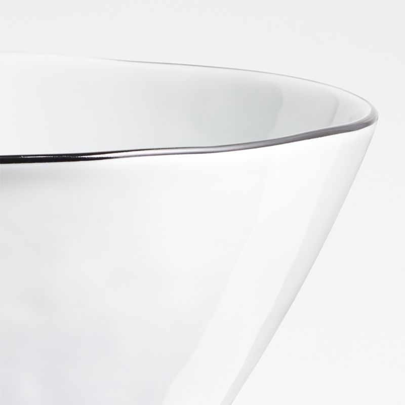 Mercer Black Rim Porcelain Cereal Bowl - image 1 of 4