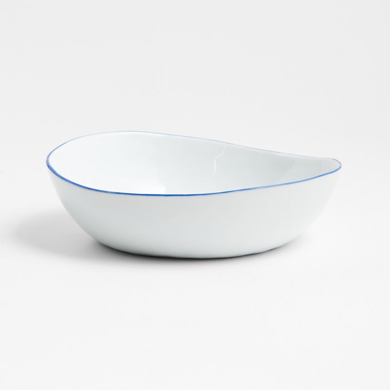 Mercer Rim Porcelain Low Bowl