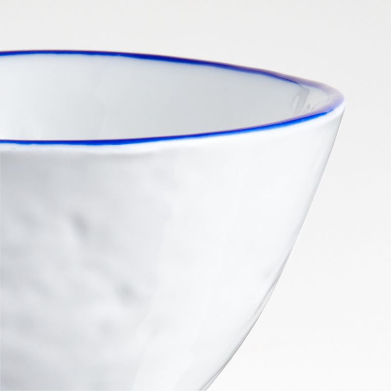 Mercer Blue Rim Porcelain Mini Bowl