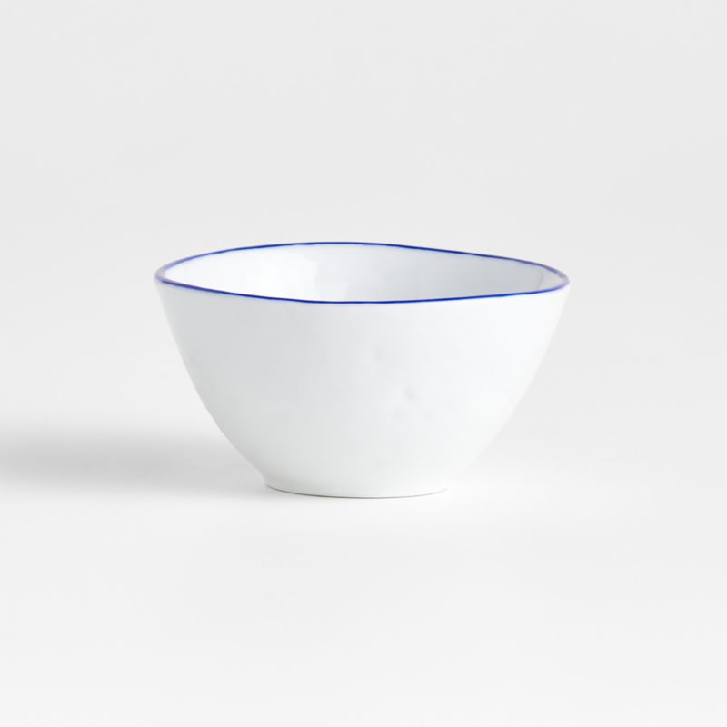 Mercer Blue Rim Porcelain Mini Bowl