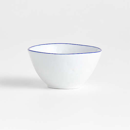 Mercer Blue Rim Porcelain Mini Bowl