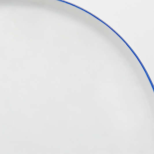 Mercer Blue Rim Round Porcelain Salad Plate