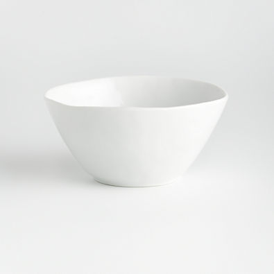 View Mercer White Porcelain Cereal Bowl details