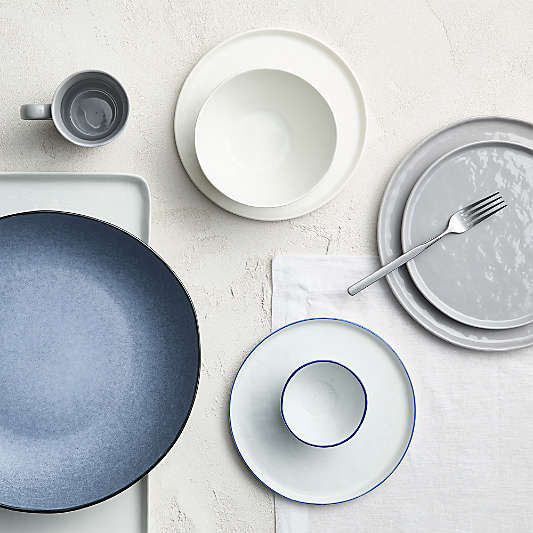 Mercer Arctic Blue Recycled Stoneware Serving Bowl