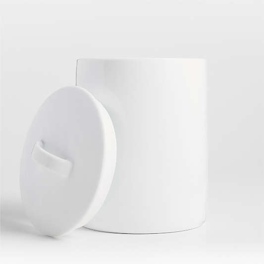 Mercer White Porcelain Canisters