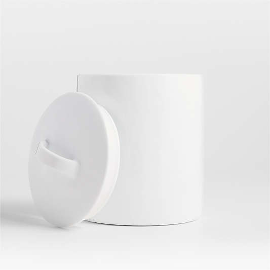 Mercer White Porcelain Canisters