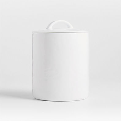 View Mercer White Porcelain Medium Canister details